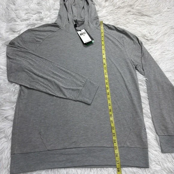 RLX Ralph Lauren Men Hoodie Light Tech SweatshirtGray Golf Stretch Medium New!